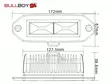 Bullboy 40w LED-työvalo, uppoasennettava - LED-työvalot - 8020104334 - 5