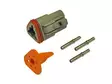 Deutsch DT 3-pin. 0,5 - 1,5mm2 - Liitinrasia Deutsch - 2040120064 - 2