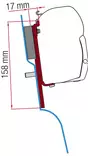 Fiamma markiisin adapteri F45 Ford Custom Nugget - Tarvikkeet - 8020112554 - 1