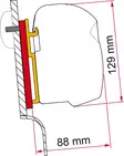 Fiamma markiisin adapteri F45 Westfalia high roofs - Tarvikkeet - 8020112384 - 2