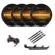 Lisävalopaketti Optibeam Elites 9" Heated 4-pack - Pyöreät lisävalot - 8020121124 - 1