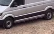 Sivuputket musta LED VW Crafter 18-26+ 3640mm - Astinlaudat ja kylkiputket - 8020121014 - 1