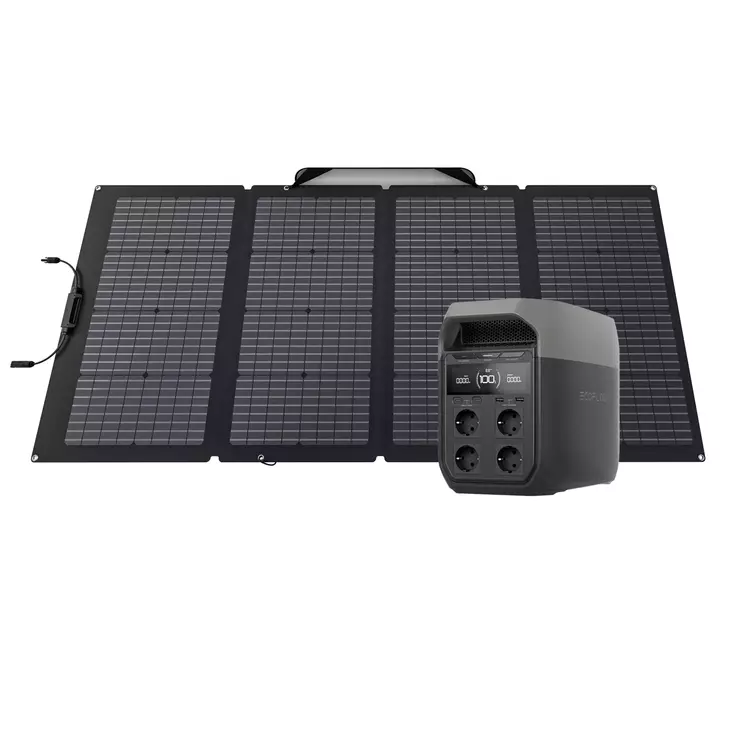 EcoFlow Delta 3 + EF 220W - Virta-asemat - 8020112674 - 1