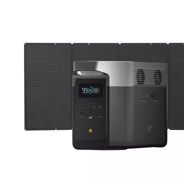 EcoFlow DELTA Max 1600w + 1x 400w PSP - Virta-asemat aurinkopaneeleilla - 8020107604 - 1