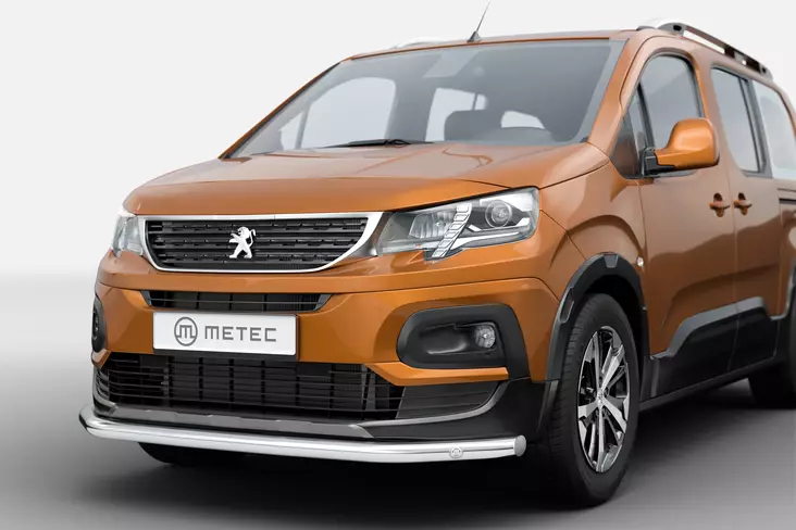 Helmaputki Peugeot Partner 2018-, Ø60mm, Metec - Etuhelmaputket pakettiautoon - 8020102484 - 1