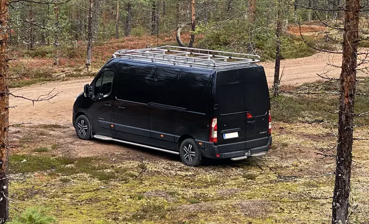 Kattoteline, Renault Master 2010-, L1H1 - Kattotelineet & tikkaat pakettiautoon - 8020103254 - 1