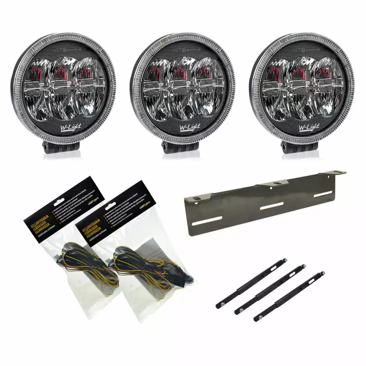 LED-lisävalopaketti W-Light 7" - Outlet-löytötuotteet - 8020101324 - 1