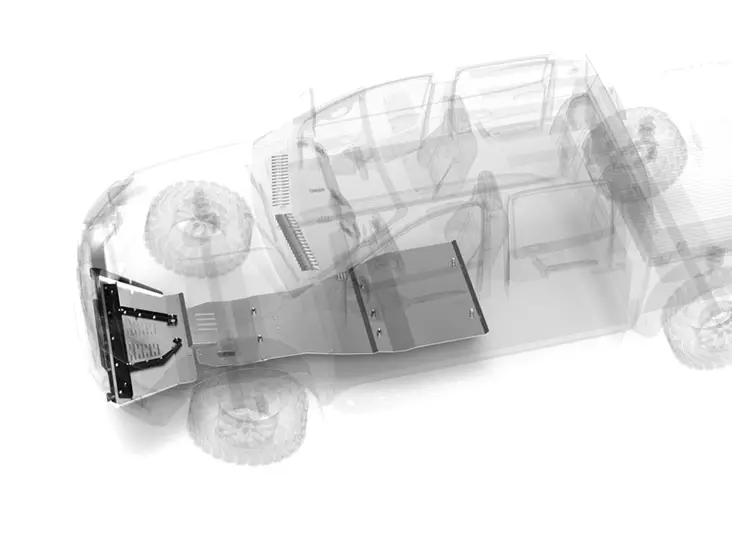 Metec Pohjapanssari, Ford Ranger Raptor 2022- - Pohjapanssarit - 8020110724 - 1