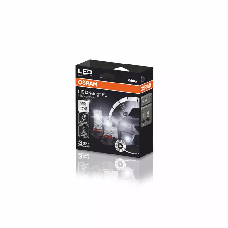 PSX24W LED-polttimopari Osram LEDriving FL - Muut LED-polttimot - 8020105214 - 1