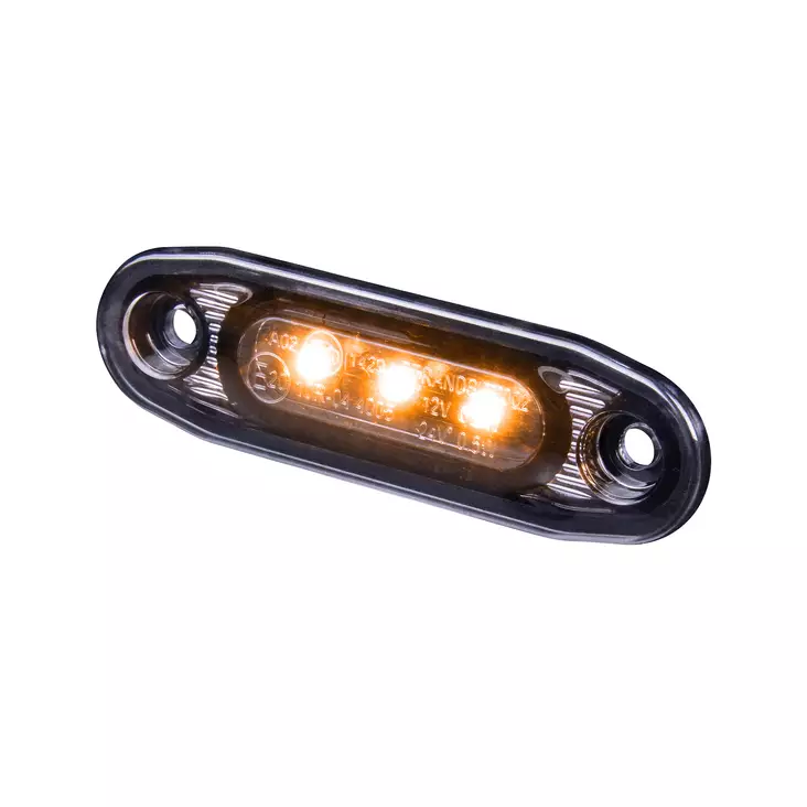 Strands Dark Knight Ultra Slim äärivalo oranssi - Led-äärivalot - 8020106484 - 1