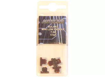 Sulake Mini Low Profile 7.5A, 5kpl - Sulakkeet ja sulakerasiat - 8020104944 - 1