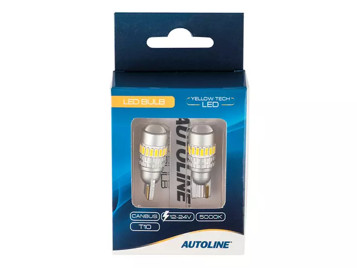 T10 W2 LED-polttimopari, Autoline - T10 LED-polttimot - 8020105314 - 1
