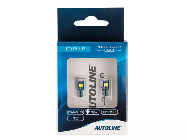 T5 LED-polttimopari 12V, Autoline - Muut LED-polttimot - 8020105284 - 1