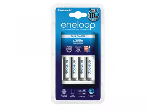 Verkkolaturi eneloop 4xAAA, 750 mAh - Muut akut ja laturit - 8020100594 - 2