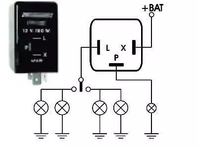 Vilkkurele 3-Nap - Releet - 3050120475 - 2