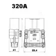 Euro-connector 50mm²/ 320A, naaras - Trukkiliittimet - 3050120795 - 2