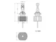 HB4 (9006) LED-polttimo 25W, Autoline - Led-polttimot - 8020105255 - 2