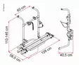 Pyöräteline Simple Plus 200 takateline vaunuihin - Pyöräteline - 8020112445 - 2