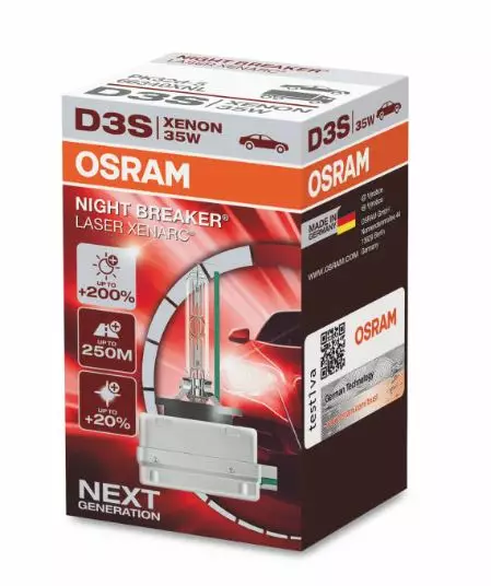 D3S Osram Xenarc Night Breaker Laser +200% - D3S ja D3R - 8020100025 - 1
