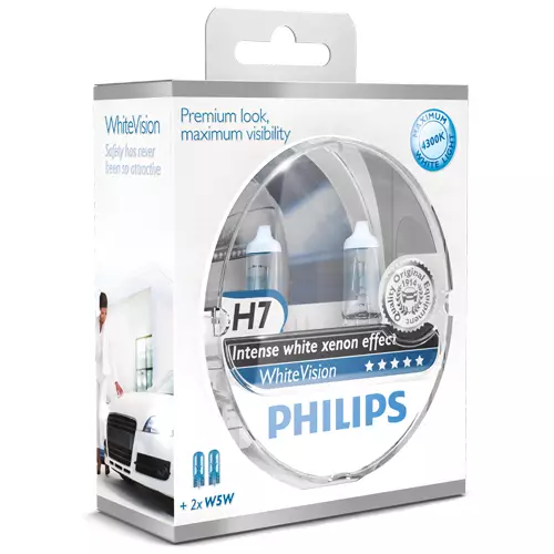H7 halogen polttimopari White Vision - H7 Halogen-polttimot - 4060101075 - 1