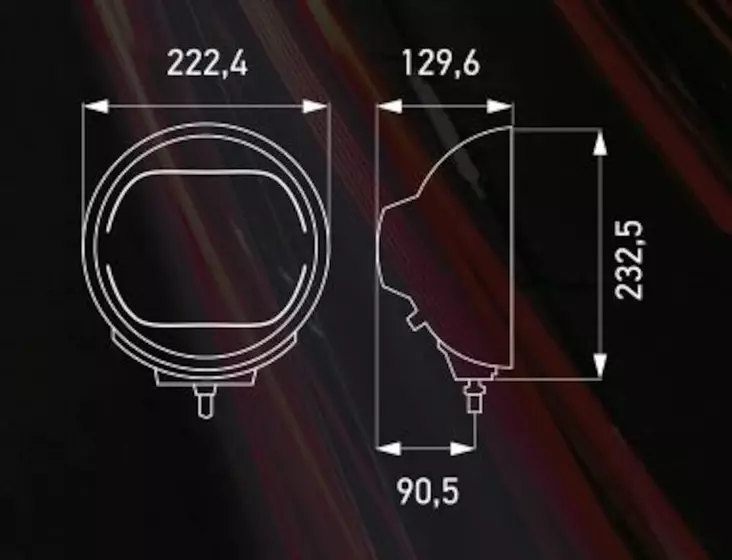 Hella Luminator Chromium led-lisävalo, ref. 25 - Pyöreät lisävalot - 8020101705 - 0