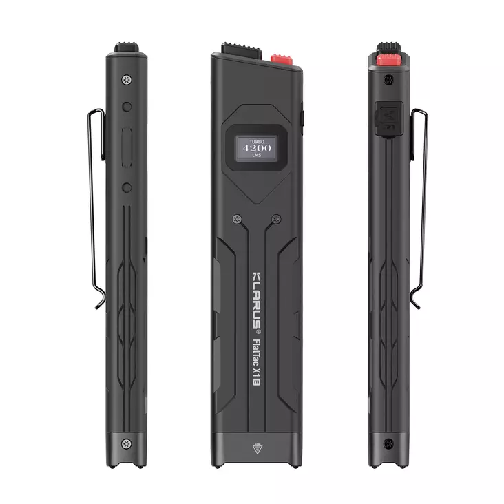 Klarus Flat Tac X1 taskulamppu 4200lm - Taskulamput - 8020120705 - 1