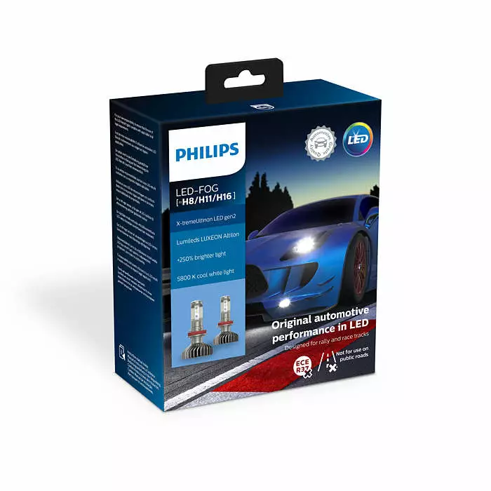 LED-muutossarja H8/H11/H16 X-tremeUltinon Gen2, Philips - Led-muutossarjat - 8020101055 - 1