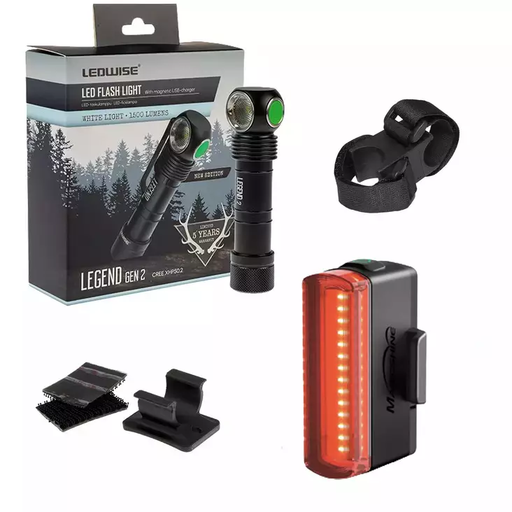 Lumise valaisinpaketti - Otsalamput - 8020109575 - 2