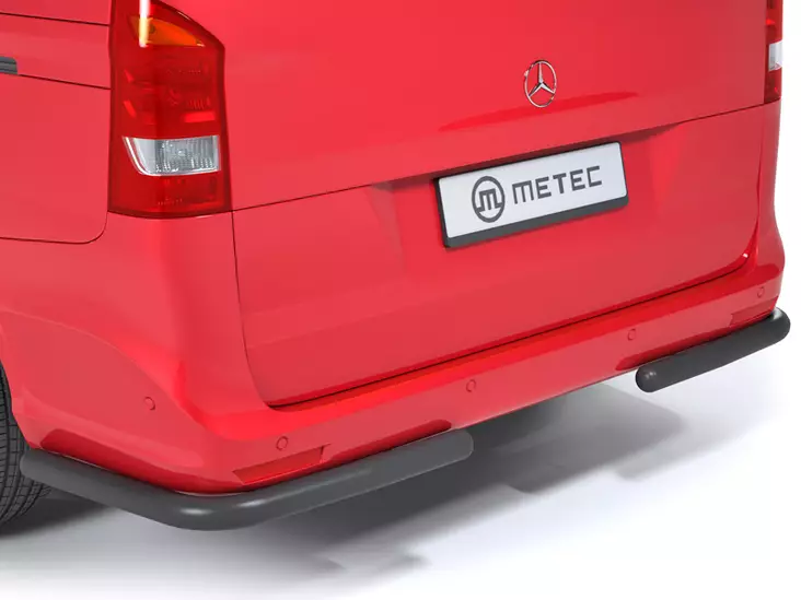 Metec takahelmaputket l2/l3, MB V W447 2014- (mustat) - Takahelmaputket pakettiautoon - 8020110725 - 1