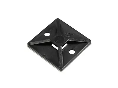 Nippusideankkuri Hellerman Tyton 28x28mm 100kpl, tarrakiinnitys. - Nippusiteet - 3050120435 - 2