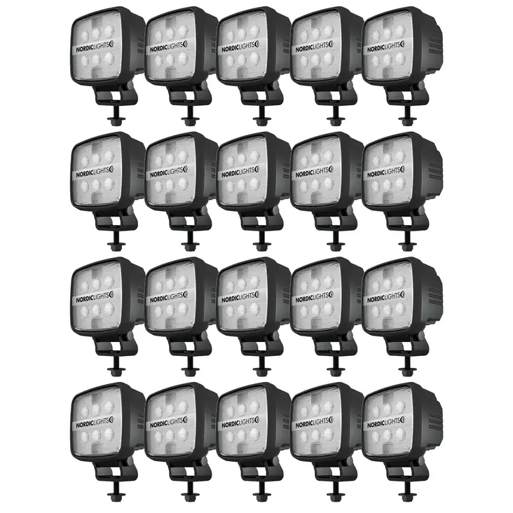 Nordic Lights työvalopaketti, harvesteri Basic - LED-työvalot - 8020107455 - 1