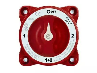 Akkukytkin 1 - 2 - 1+2 - OFF - Kytkimet - 6012000506 - 2