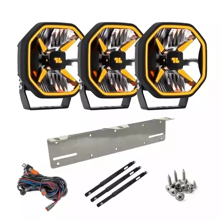 LED-Lisävalo LuminaLights Power X 6 x3 - Pyöreät lisävalot - 8020110896 - 2