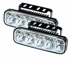 LED-päivävalosarja, 5LED, 12-24V - Päiväajovalot - 3040120006 - 2