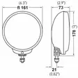 Hella Comet FF500 lisäkaukovalosarja - Halogen-lisävalot - 3030210016 - 2
