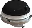 MAXXFAN Dome Plus kattotuuletin LED-valaistuksella, musta - Kattoluukut - 8020112586 - 2