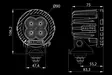 Ocean Vision 40W led-työvalo pistekuvio - LED-työvalot - 8020101436 - 4