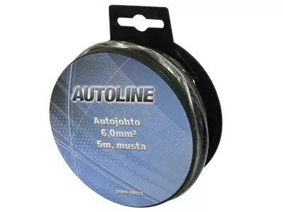 Autojohto 6mm², 5m - Johdot ja kaapelit - 3050120306 - 1
