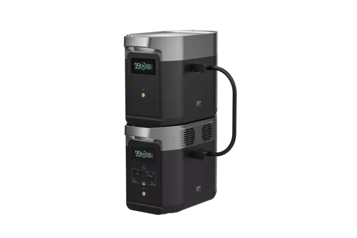 EcoFlow DELTA 2 + 1kpl 1kw lisäakku - Virta-asemat lisäakuilla - 8020107576 - 1