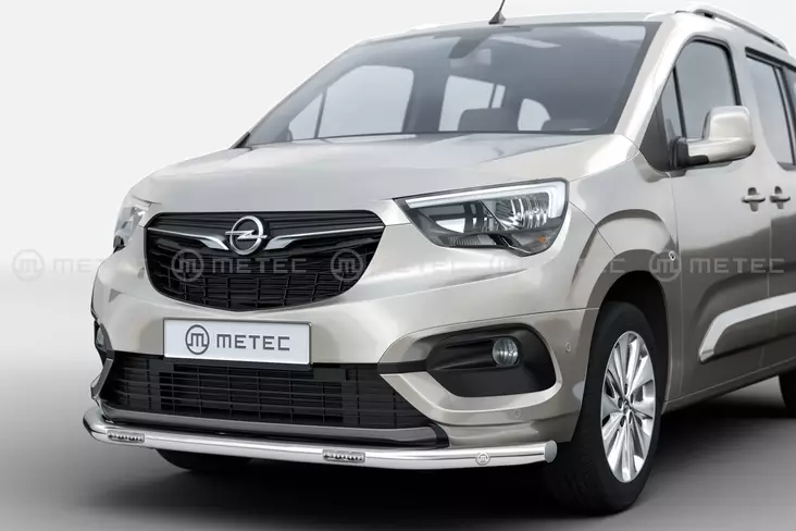 Helmaputki (LED), Opel Combo 2018-, Ø60mm, Metec - Etuhelmaputket pakettiautoon - 8020102486 - 1