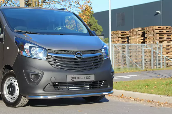 Helmaputki (LED), Opel Vivaro 2014-2019, Ø60mm, Metec - Etuhelmaputket pakettiautoon - 8020102476 - 1
