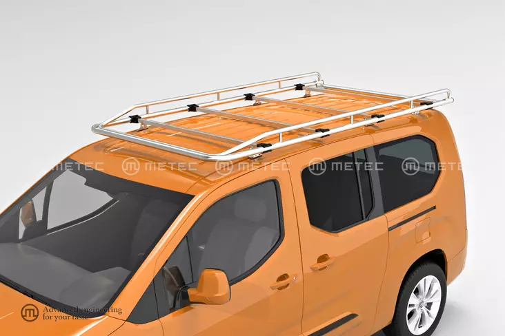 Kattoteline, Citroen Berlingo 2018- - Kattotelineet & tikkaat pakettiautoon - 8020104106 - 1