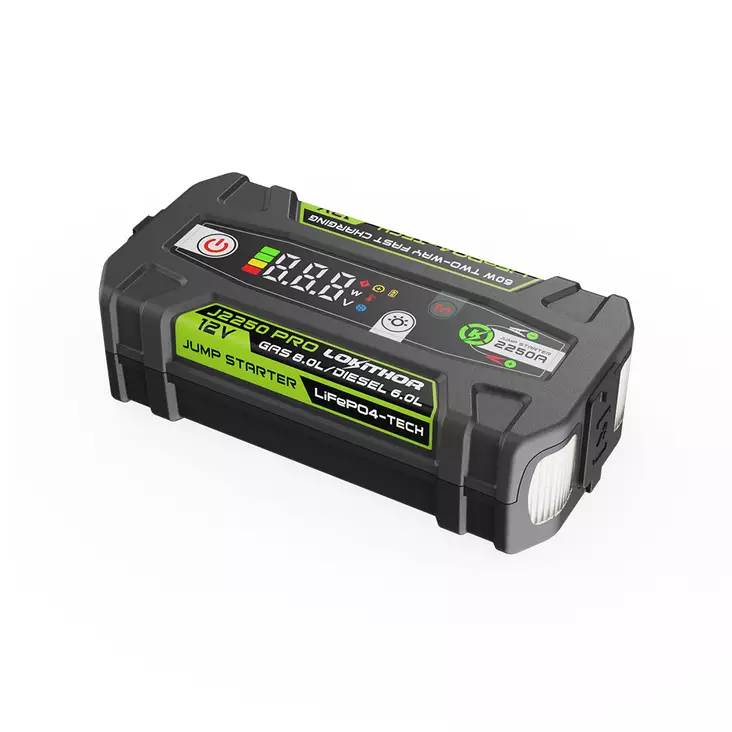 Käynnistin – Lokithor J2250 PRO – 2250A, 12V, LiFePO4 - Starttiboosterit - 8020120506 - 1