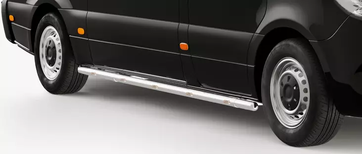 Kylkiputket (LED) VW Crafter 2007-2016, Brace-it, Metec - Kylkiputket pakettiautoon - 8020102456 - 1