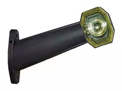LED-äärivalo, kumivartinen, 20° kulma, kirkas/punainen - Led-äärivalot kumivarrella - 4040110026 - 1