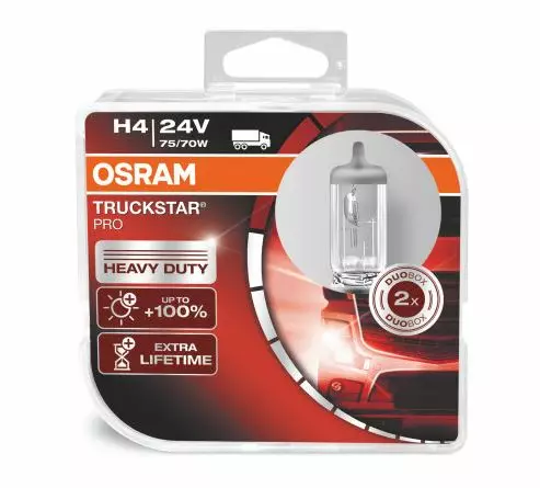 Osram H4 truckstar halogen polttimopari - H4 Halogen-polttimot - 4060101566 - 1