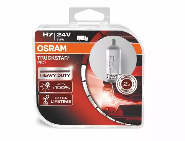 Osram H7 Truckstar halogen polttimopari - H7 Halogen-polttimot - 4060101446 - 1