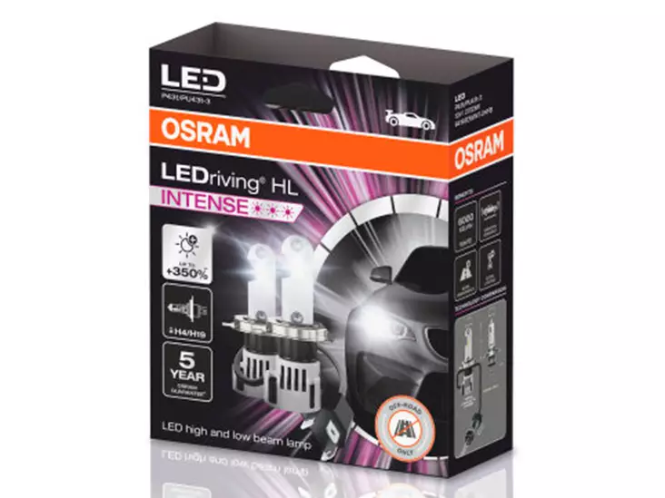 Osram HL Intense H4/H19 LED-polttimopari - Led-muutossarjat - 8020107786 - 1