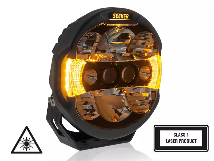 Seeker Quantum Ledzer led/laser-lisävalo - Pyöreät lisävalot - 8020103006 - 1