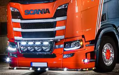Valorauta SCANIA R- & S-Sarja, 60mm - Valoraudat kuorma-autoon - 7000010146 - 1
